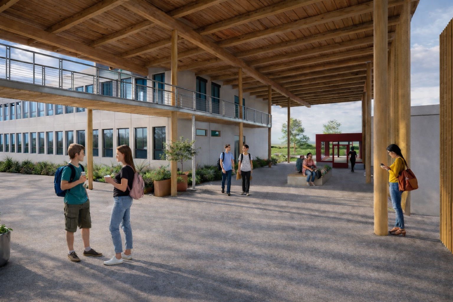 Réaménagement de l'espace PREAU du collège de Grisolles
